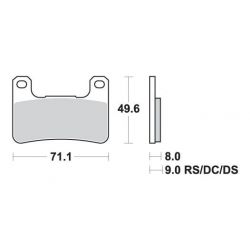 Rozvodový řetěz Prox, YAMAHA YFM 700R (06-15), LTR 450 (06-11), XT 660R/X (04-11) 