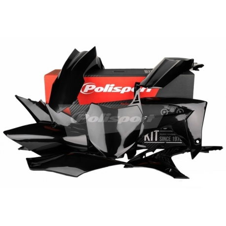 POLISPORT PROMOCJA KOMPLET PLASTIKÓW HONDA CRF250R 14-17, CRF450R 13-16 KOLOR CZARNY