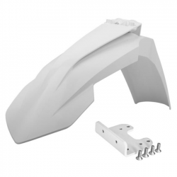 POLISPORT BŁOTNIK PRZÓD Z ADAPTEREM SX/SXF 07-12 EXC/EXCF 08-13 KOLOR BIAŁY