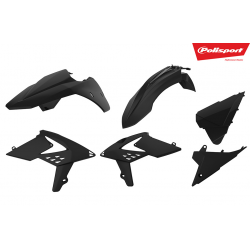 POLISPORT KOMPLET PLASTIKÓW BETA RR 250/300 2T 350/400/450 4T 13-17 KOLOR CZARNY