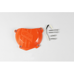 UFO OSŁONA POKRYWY SPRZĘGŁA KTM SXF 250-350 '16-'17, EXC 250-350 '16-'17, KOLOR POMARAŃCZOWY