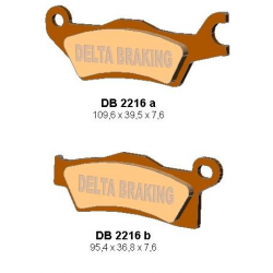DELTA BRAKING KLOCKI HAMULCOWE KH618 CAN-AM OUTLANDER 800/1000 '12, RENEGADE 1000 '12 LEWY PRZÓD - ZASTĘPUJĄ DB2216MX-D ORAZ DB2