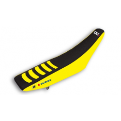 BLACKBIRD POKROWIEC/POSZYCIE NA SIEDZENIE SUZUKI RMZ450 '18 DOUBLE GRIP 3 KOLOR CZARNY/ŻÓŁTY