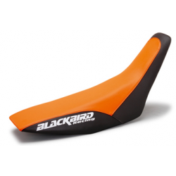 BLACKBIRD POKROWIEC/POSZYCIE NA SIEDZENIE KTM 4T '93-'99 KOLOR CZARNY/POMARAŃCZOWY TRADITIONAL (17)