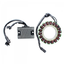 ELECTROSPORT UZWOJENIE ALTERNATORA (STATOR) HARLEY DAVIDSON XL SPORTSTER 883-1200 07-14 (3 FAZOWY + REGULATOR NAPIĘCIA ESR858 W