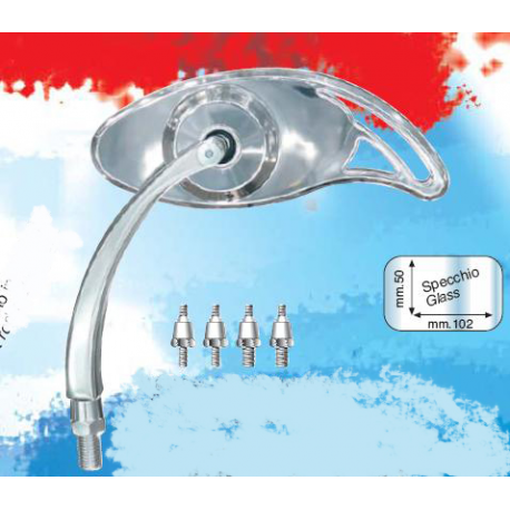FAR LUSTERKO UNIWERSALNE PRAWE ALUMINIOWE