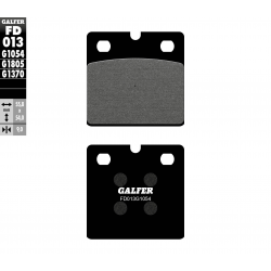 GALFER KLOCKI HAMULCOWE KH18 BMW K75, K100, K1100, R45/65/80/100 PÓŁMETALICZNE