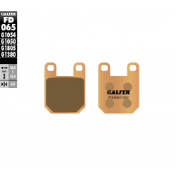 Galfer, brzdové desky KH115 Sintered (zlaté) skútr