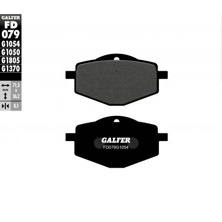 GALFER KLOCKI HAMULCOWE KH101