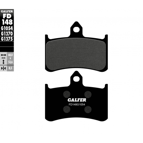 GALFER KLOCKI HAMULCOWE KH187