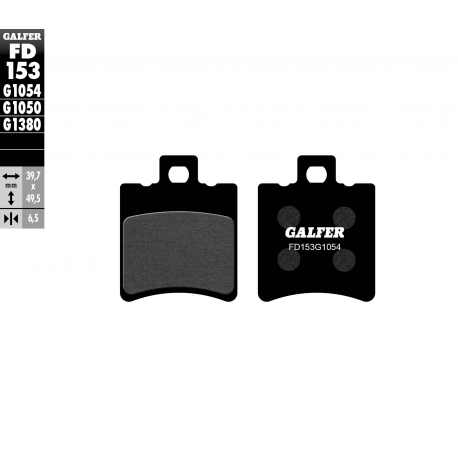 GALFER KLOCKI HAMULCOWE KH193 (SKUTERY)