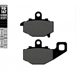 GALFER KLOCKI HAMULCOWE KH192 KAWASAKI TYŁ KAWASAKI ER6/ZX6R/ZX9R/ZX10R '04-'10/Z1000/Z750/VERSYS 650 '06-'14