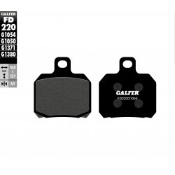 GALFER KLOCKI HAMULCOWE KH266 (SKUTERY) YAMAHA/ MBK
