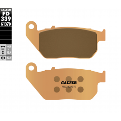 Galfer, brzdové desky KH381 Sintered (zlaté) Street HARLEY