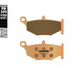 GALFER KLOCKI HAMULCOWE KH419 SPIEK METALICZNY (ZŁOTE) STREET TYŁ SUZUKI B-KING, DL 1000/1050, GSXR 600/750/1000/1300