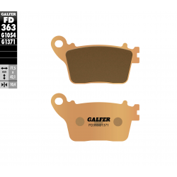 GALFER KLOCKI HAMULCOWE KH436 SPIEK METALICZNY (ZŁOTE) STREET TYŁ HONDA/KAWASAKI/SUZUKI/YAMAHA