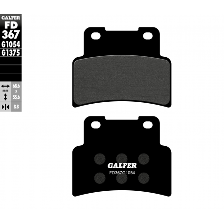 GALFER KLOCKI HAMULCOWE KH432