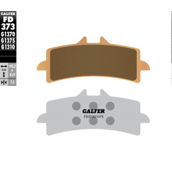 GALFER KLOCKI HAMULCOWE KH447 SPIEK METALICZNY (ZŁOTE) SPORT, PRZÓD (BREMBO)