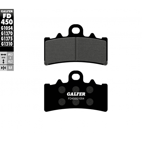 GALFER KLOCKI HAMULCOWE KH606 DUKE 12/200/390 11-13 PRZÓD