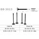 VESRAH ZAWÓR WYDECHOWY SUZUKI GZ 250 99-10, GN 250, DR 250, LT 300 E '87-89' (OEM: 12912-38200,12911-38201) (1SZT.)
