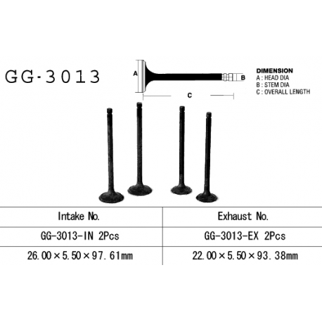 VESRAH ZAWÓR SSĄCY SUZUKI GZ 250 99-10, GN 250, DR 250, LT 300 E '87-89' (OEM: 12911-38200) (1SZT.)