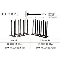 VESRAH ZAWÓR WYDECHOWY SUZUKI GSF 600 '95-05' GSX 600F '88-00' (OEM: 12912-19C00) (1SZT.)