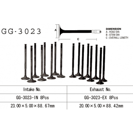 VESRAH ZAWÓR WYDECHOWY SUZUKI GSF 600 '95-05' GSX 600F '88-00' (OEM: 12912-19C00) (1SZT.)