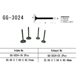 VESRAH ZAWÓR WYDECHOWY SUZUKI GS 500 E/F '89-'10 (OEM: 12912-01D00) (1SZT.)