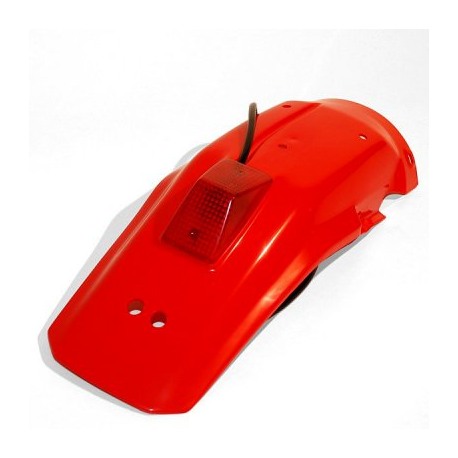UFO BŁOTNIK TYŁ HONDA XR 600R '88-'00 Z LAMPĄ KOLOR CZERWONY