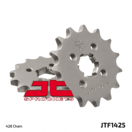 JT ZĘBATKA PRZEDNIA 425 14 SUZUKI GSXR 125 17-19, RG 80 86-87, GSX 125S 17-19 (JTF1425.14)* (ŁAŃC. 428)