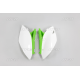 UFO BOCZKI TYLNE KAWASAKI KXF 450 '09-'11 KOLOR OEM (BIAŁY/ZIELONY)