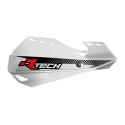 RACETECH OSŁONY RĄK (HANDBARY) DUAL EVO KOLOR BIAŁY (Z MOCOWANIAMI DO KIEROWNICY)