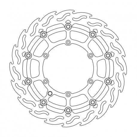 MOTO-MASTER PROMOCJA TARCZA HAMULCOWA PŁYWAJĄCA FLAME PRZÓD SUPERMOTO 320MM KTM/HUSQVARNA/HUSABERG