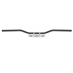 TRW LUCAS KIEROWNICA STALOWA 25,4MM FLYEBAR KOLOR CZARNY ( Z PRZETŁOCZENIAMI NA KABLE ) (PROMOCJA)