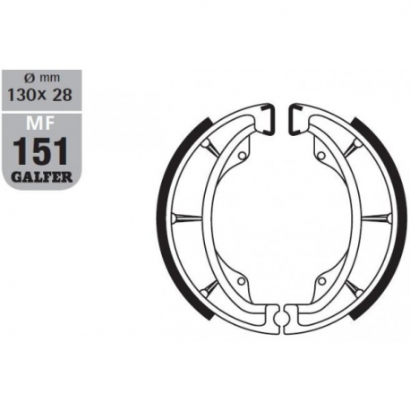 GALFER SZCZĘKI HAMULCOWE SH602