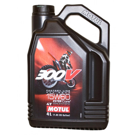 MOTUL OLEJ SILNIK 300V 4T FL OFF ROAD 15W60 4L (SYNTETYCZNY)