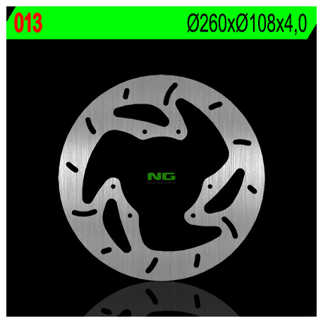 NG TARCZA HAMULCOWA PRZÓD RIEJU MRT/MRX/SMX 50/125 (260x108x4)