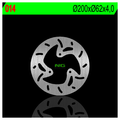 NG TARCZA HAMULCOWA TYŁ RIEJU 50/125/250 (200X62X4) (3X8,5MM)