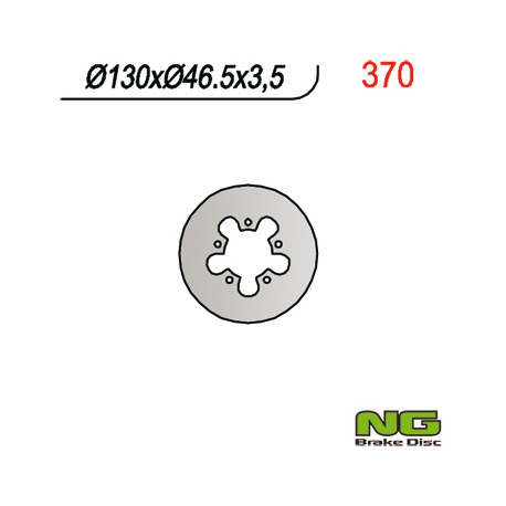 NG TARCZA HAMULCOWA TYŁ GAS GAS TXT 125-321 (130x46x3,5)