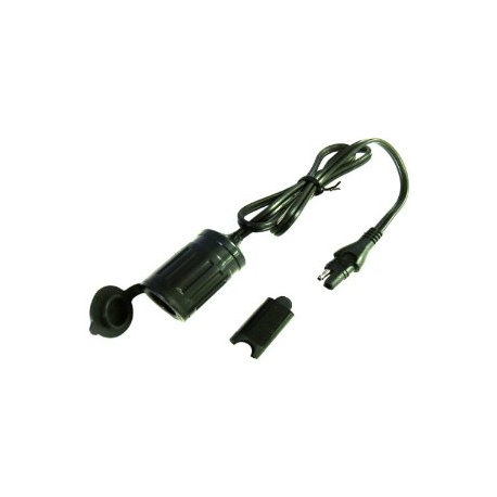 OPTIMATE PRZEWÓD Z WTYCZKĄ NA ZŁĄCZE SAE I GNIAZDKIEM ZAPALNICZKI (DŁUGOŚĆ 50CM) (SAE-76) (EL)