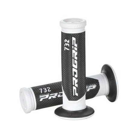 PROGRIP MANETKI PG732 ROAD (22+25MM, DŁ.125MM) KOLOR SZARY/CZARNY (DWUSKŁADNIKOWE) (732-187) (PG732/5)