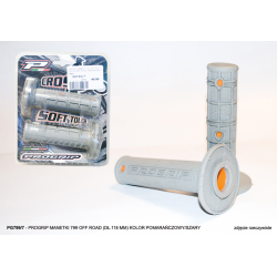 PROGRIP MANETKI PG799 OFF ROAD (22+25MM, DŁ.118MM) KOLOR SZARY Z POMARAŃCZOWYM (DWUSKŁADNIKOWE) (799-293) (PG799/7)