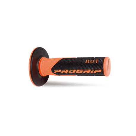 PROGRIP MANETKI PG801 OFF ROAD (22+25MM, DŁ.115MM) KOLOR POMARAŃCZOWY FLUO/CZARNY (DWUSKŁADNIKOWE) (PG801ORF/BK) (801-296)