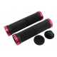 PROGRIP MANETKI PG999 ATV / JET SKI / MTB (22+22MM, DŁ. 120MM) KOLOR CZARNY Z CZERWONĄ BLOKADĄ LOCK ON (999-107)