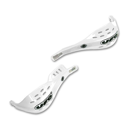 UFO OSŁONY RĄK (HANDBARY) ALU JUMPY KOLOR BIAŁY (Z MOCOWANIAMI 22MM)