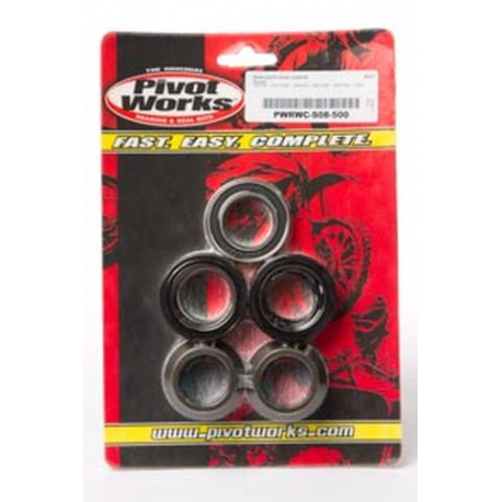 PIVOT WORKS ZESTAW ŁOŻYSK Z TULEJKAMI WODOSZCZELNYMI KOŁA TYLNEGO SUZUKI RMZ 250