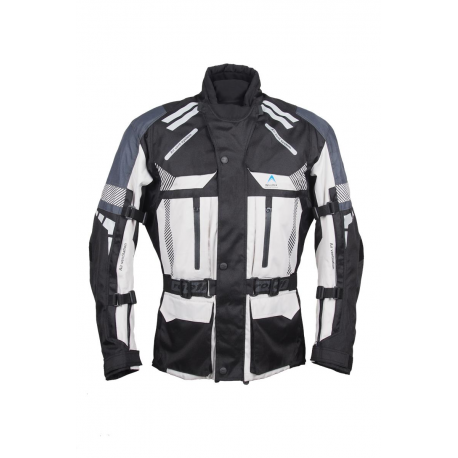 ROLEFF (2021) KURTKA TEKSTYLNA DŁUGA MODEL RO775 (3W1) KOLOR CZARNY /BIAŁY ROZMIAR M