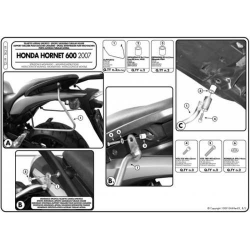 KAPPA STELAŻ POD SAKWY BOCZNE HONDA CB 600F HORNET 07-09