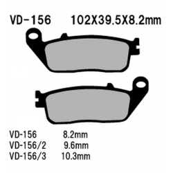 VESRAH KLOCKI HAMULCOWE KH142/196 SPIEK METALICZNY (ZŁOTE)
