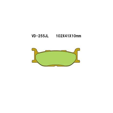 VESRAH KLOCKI HAMULCOWE KH179 SPIEK METALICZNY (ZŁOTE)